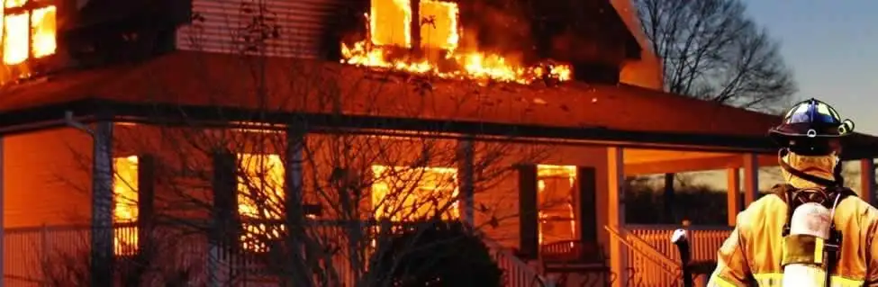fire damage repair emergency response at a residential property affected by an active house fire in Staten Island, NY